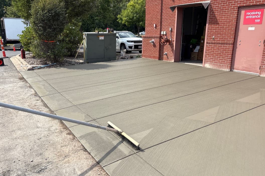 Commercial concrete paving project — ACI Asphalt & Concrete